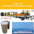 ztech protective air bubble aluminum film laminating machine